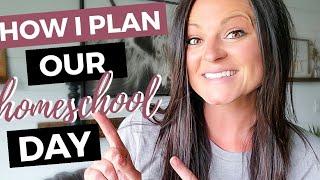 *SIMPLE* DAILY HOMESCHOOL PLAN: How To Plan Your Homeschool Day