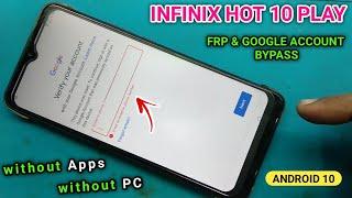 Infinix Hot 10 Play FRP Bypass | Infinix Hot 10 Play FRP Bypass Android 10|X688B Rest Google Account