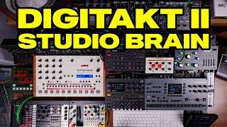 Digitakt II as the Ultimate Studio Brain – MIDI, CV, and Modular Control!