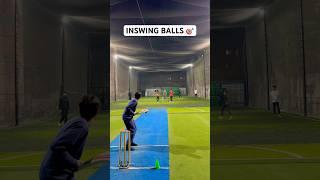 Cricket Bowler Inswing Balls Over  Classic Swing Bowling Gets Batsman Bowled  #cricket #shorts