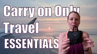 10 Essential Packing Items for Lightweight Carry On Travel