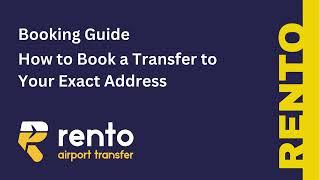 Rento Transfer Booking Guide