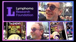 TIM BURTON signs The Nightmare Before Christmas DVD for Charity : Lymphoma Research Foundation