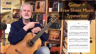 DORICO (not Finale) INPUT HACK with ACOUSTIC GUITAR (PC/MAC)