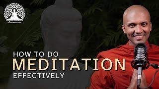 How to do meditation effectively? | Buddhism in English #lifeanddharma