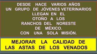 Tierra de Venados Compartimos los trabajos que realizan los médicos veterinarios durante el otoño.