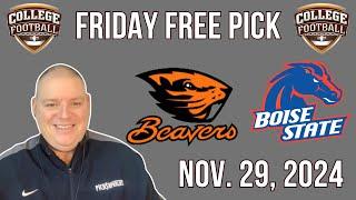 Oregon State vs Boise State - Friday 11/29/24 - NCAAF Picks l Craig's Picks & Parlays l #ncaafbets