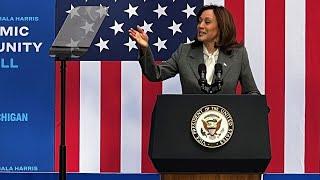 Vice President Kamala Harris drops the F-bomb during speech