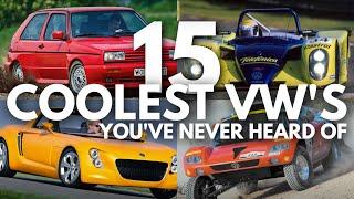 15 Coolest VW's You've Never Heard of | Awesome Obscure Volkswagens | Le Mans, Rally, Concept Cars