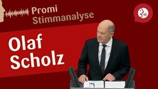 Olaf Scholz Stimmanalyse