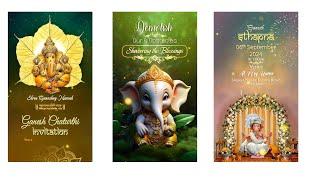 Ganesh Chaturthi invitation video | Premier Pro Template | Ganesh Chaturthi invitation