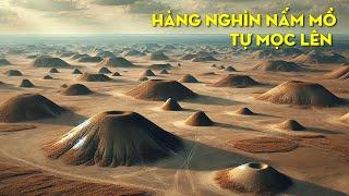 Hàng nghìn nấm mồ bỗng dưng trồi lên khỏi mặt đất khiến các nhà khoa học đau đầu