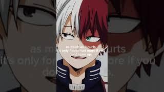 Sad edit of shoto️