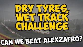 F1 2014: Dry Tyres on Wet Track Challenge - Can We Beat AlexZAfRo?