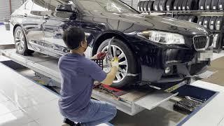 BMW 520D 휠얼라인먼트 조정 대전휠얼라이먼트 조정 잘하는 곳 예일모터스 유성 BMW 520D   Wheel Alignment Adjustment