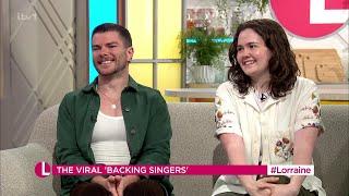 Christopher, Elizabeth Hall (The Viral Backing Singers) On Lorraine [30.05.2024]