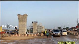 Amasaman Road Update on Interchange .Amasaman Stadium Junction mega Interchange take Shape