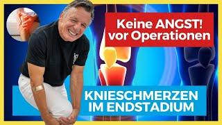 Knieschmerzen im Endstadium - Keine Angst vor Operationen! So bist du schnell wieder voll belastbar