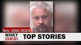 MAN CHARGED WITH MURDERING GRANDMOTHER IN ALEXANDER CO. | WHKY News -- Top Stories: Tue., 11/26/2024