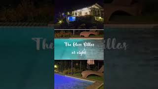 The Glass Villas at night