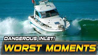 TOP 30 SHOCKING MOMENTS AT CAPBRETON INLET | BOAT ZONE | HAULOVER INLET