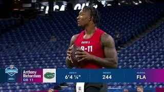 Anthony Richardson dialed the launch codes in a major way at the 2023 NFL Scouting Combine