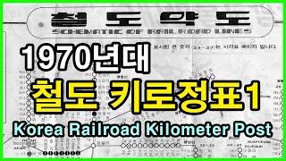 철도 키로정표 1970 1탄 Korea railroad kilometer post | 김포선, 경포대역, 북전주역, 폐선, 폐역