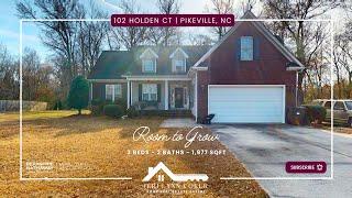 UNDER CONTRACT! 102 Holden Ct | Pikeville, NC