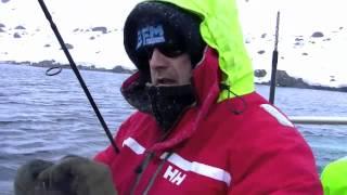 Dave Barham Editor of Boat Fishing Monthly mag, fishing in Norway