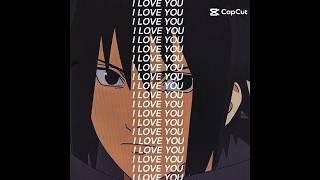 I love you !! # Naruto # Sasuke # NaruSasu # anime #