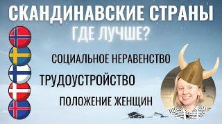 СКАНДИНАВСКИЕ СТРАНЫ: КАКАЯ ЛУЧШЕ? ТРУДОУСТРОЙСТВО, БЕЗРАБОТИЦА, СОЦИАЛЬНОЕ НЕРАВЕНСТВО.