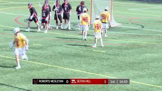 Seton Hill vs Roberts Wesleyan 2020