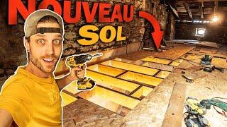 PLANCHER OSB SATISFAISANT en 4 ÉTAPES ! avec STRUCTURE BOIS - EP13 Rénovation totale vieille maison