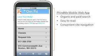 PhindMe Mobile example - mobile search