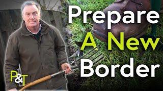 How to Create / Prepare a New Border - Pots & Trowels