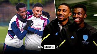 "It's for the cameras"  | Eddie Nketiah and Reiss Nelson on their bromance