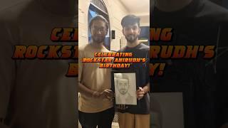 Rockstar Anirudh’s birthday gift  from RJ ART GALLERY #shorts #anirudhravichander #drawing