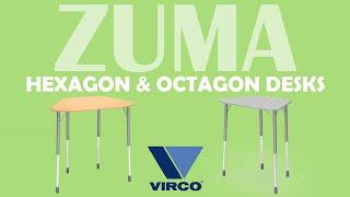 Virco Zuma Hexagon & Octagon Desks | Worthington Direct