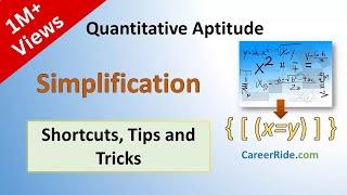 Simplification - Shortcuts & Tricks for Placement Tests, Job Interviews & Exams