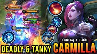 Deadly & Tanky!! Super Tank Carmilla MVP Plays!! - Build Top 1 Global Carmilla ~ MLBB