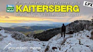 Kaitersberg | Winterwanderung im Bayerischen Wald | Rauchröhren, Mittagstein, Kreuzfelsen