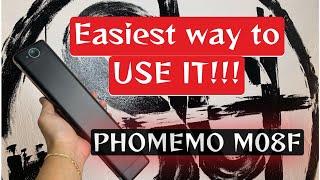 Phomemo M08f Portable Tattoo Printer | Easiest way to use it !!!