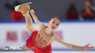 Shcherbakova's elegant free skate delivers Chinese Grand Prix crown | NBC Sports