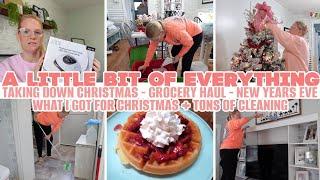 A LITTLE BIT OF EVERYTHING / TAKING DOWN CHRISTMAS, WHAT I GOT, GROCERY HAUL, NEW YEARS EVE