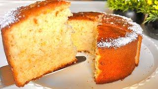 The famous orange cake that melts in the mouth ! Quick and simple recipe