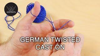 German Twisted Cast On - Knitting Tutorial