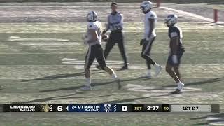 Abe Haerr vs UT Martin 1 of 3 Receptions