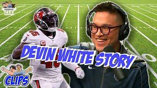 Devin White Wears #45 Because of Barstool Bucs Superfan Steven Cheah