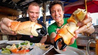 COLOSSAL Crab Claws!!  Ultimate MIAMI FOOD TOUR - Florida, USA (Part 2)