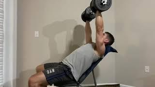 Dumbbell Incline Bench Exercise